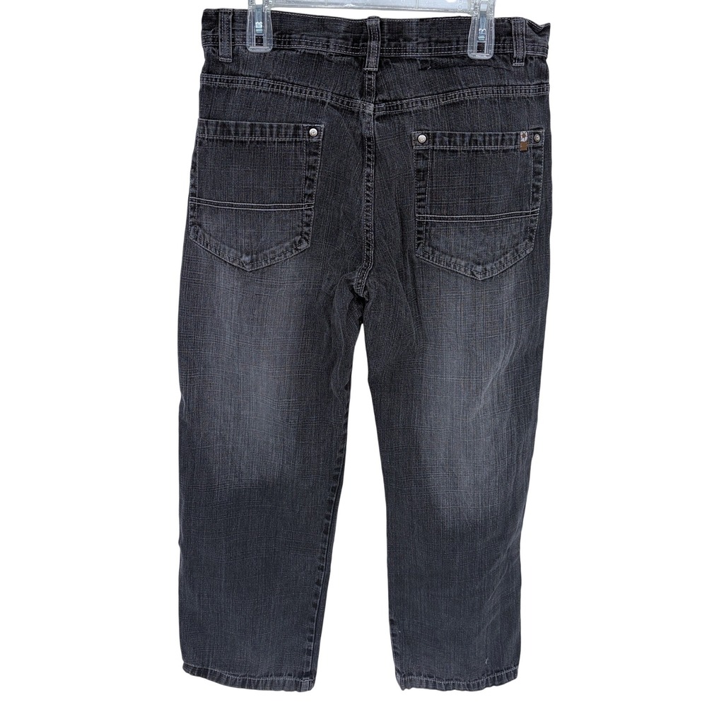 Vintage Southpole Black Baggy Jeans Size 36‎ Mens Brown Tab Faded Y2K Skater